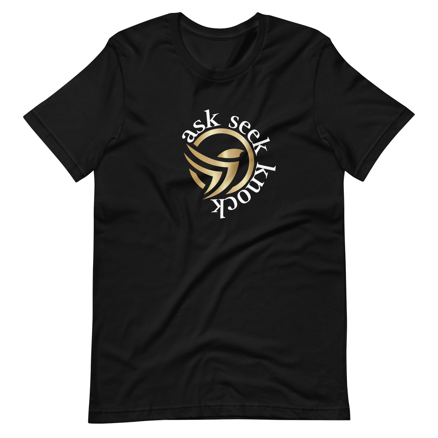 Ask, Seek, Knock short sleeve Black T