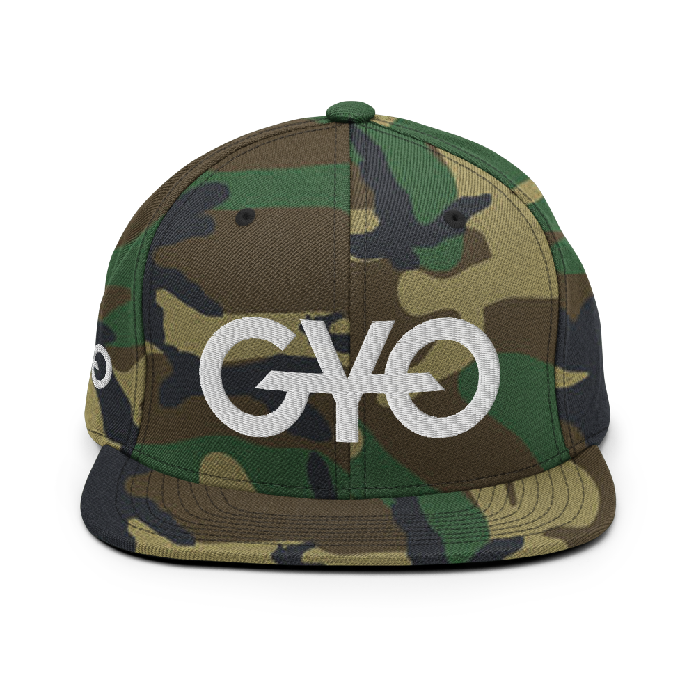 GYO Camo/White Snapback