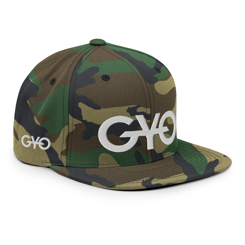 GYO Camo/White Snapback