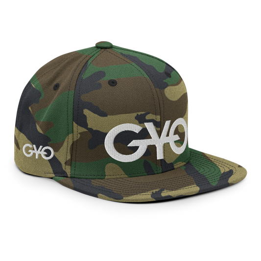 GYO Camo/White Snapback