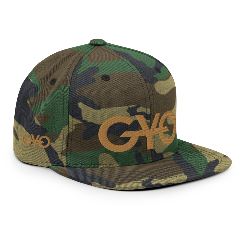 GYO Gold/Camo Snapback