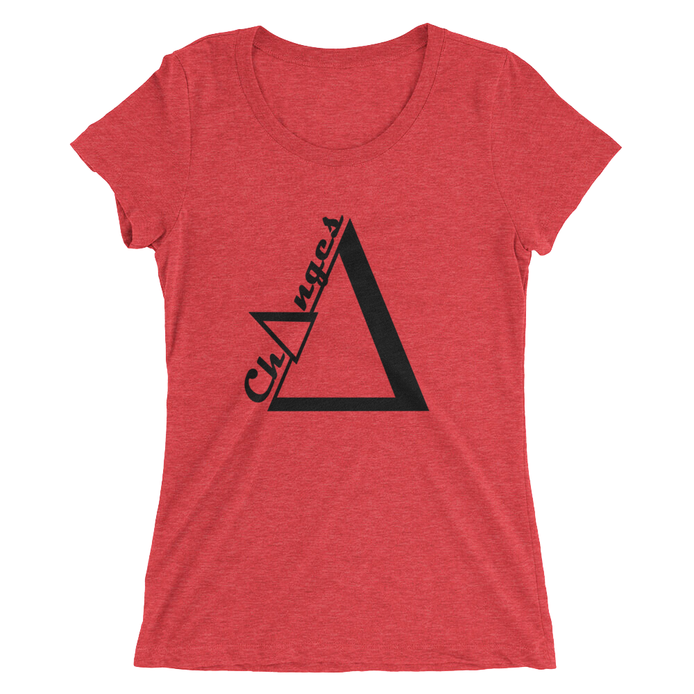 Ch∆nges© 2.0 Black logo Ladies' short sleeve