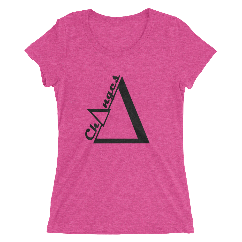 Ch∆nges© 2.0 Black logo Ladies' short sleeve