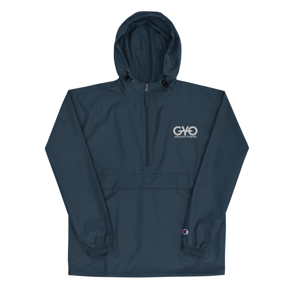 GYO Embroidered Champion Packable Jacket