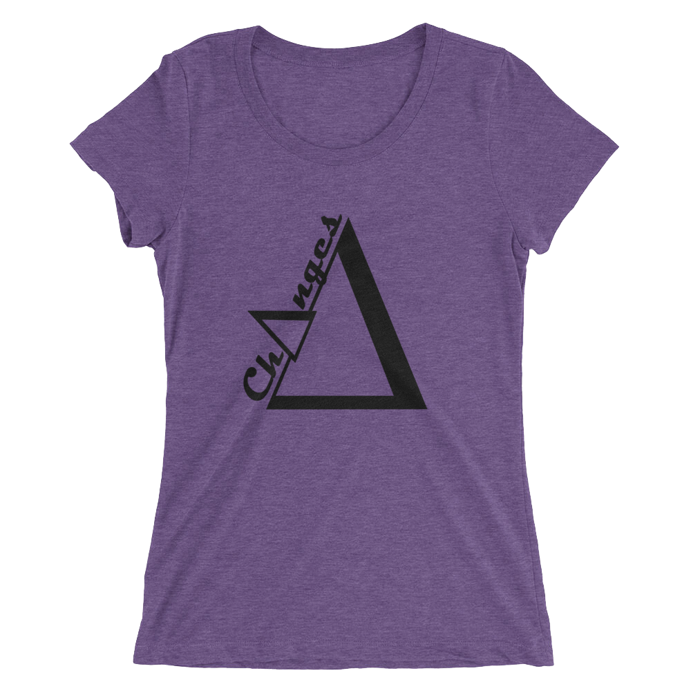 Ch∆nges© 2.0 Black logo Ladies' short sleeve
