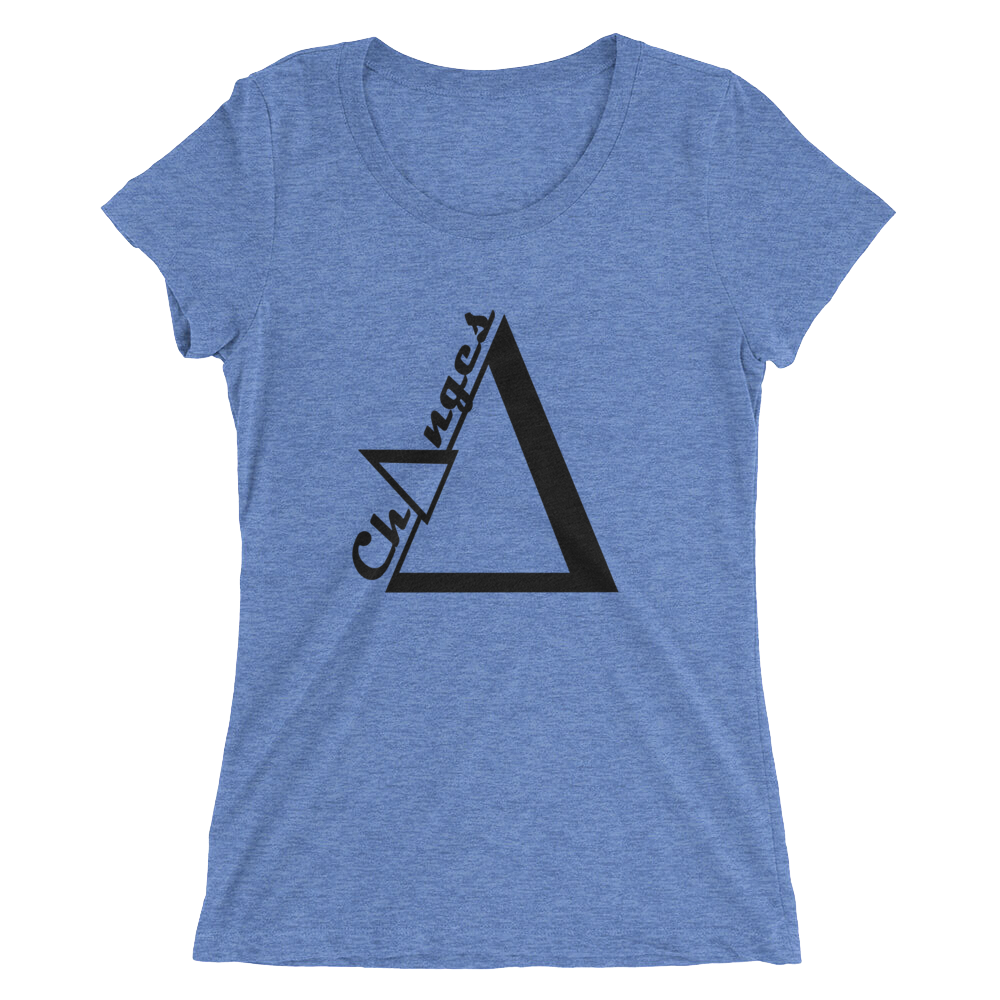 Ch∆nges© 2.0 Black logo Ladies' short sleeve