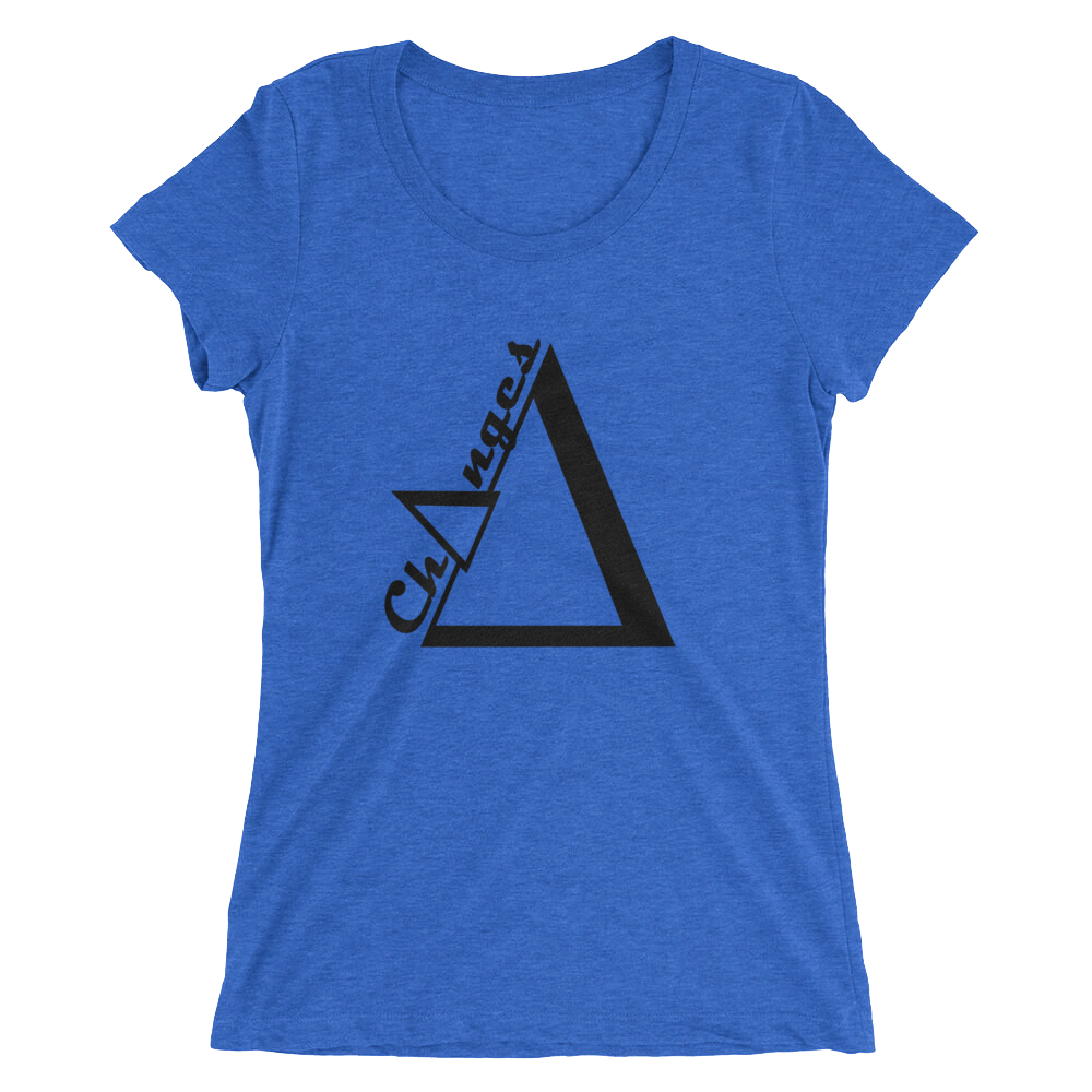 Ch∆nges© 2.0 Black logo Ladies' short sleeve