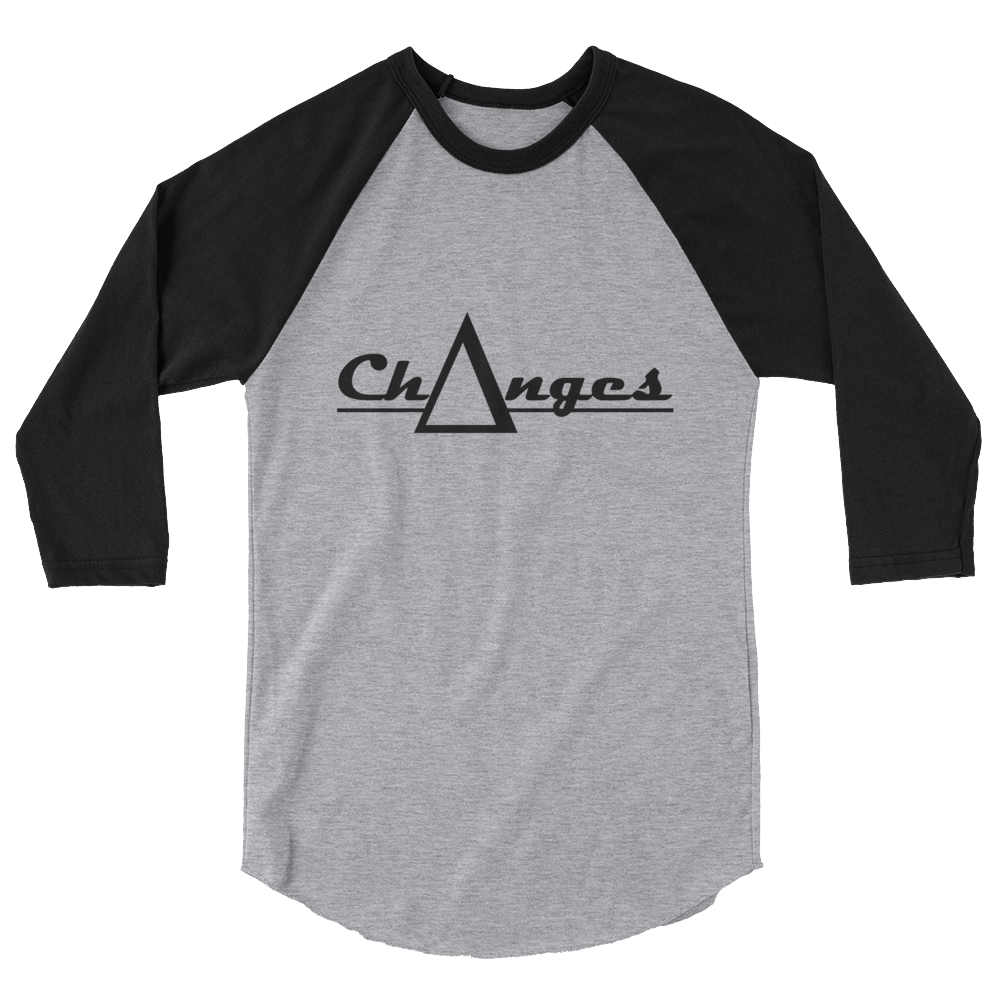 Ch∆nges Black letter 3/4 sleeve