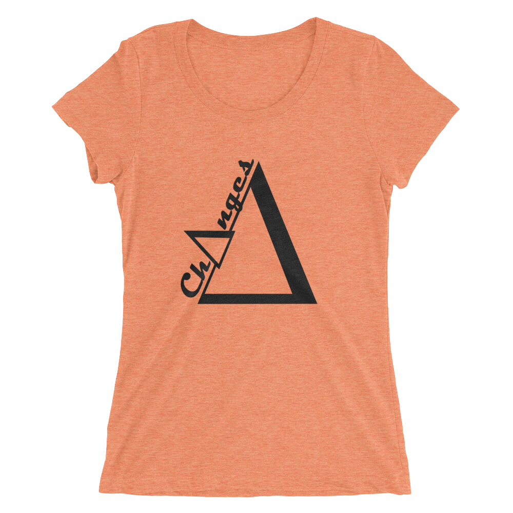 Ch∆nges© 2.0 Black logo Ladies' short sleeve