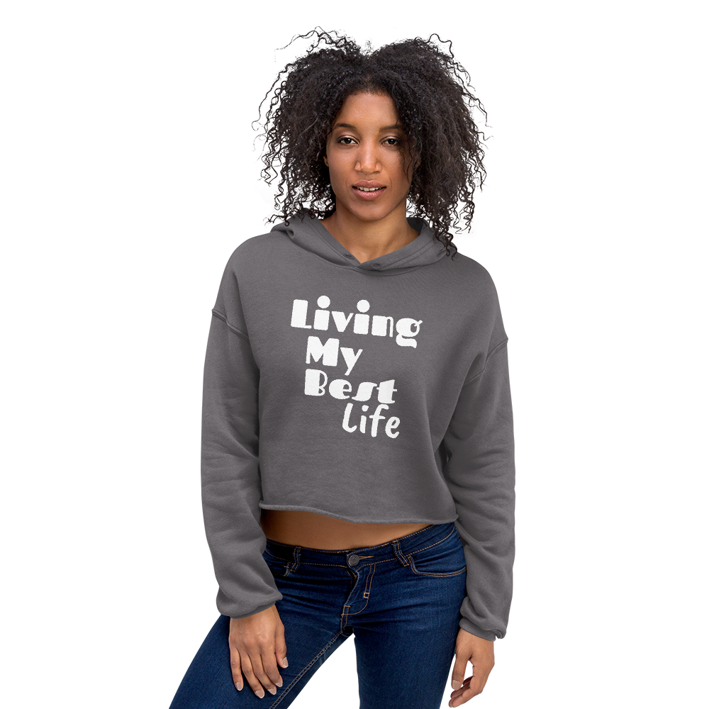 Best Life Crop Hoodie
