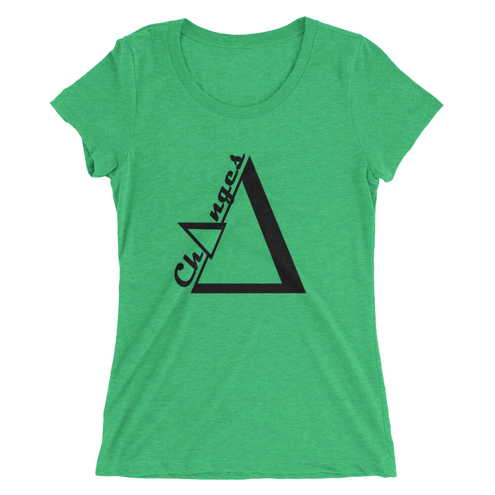 Ch∆nges© 2.0 Black logo Ladies' short sleeve