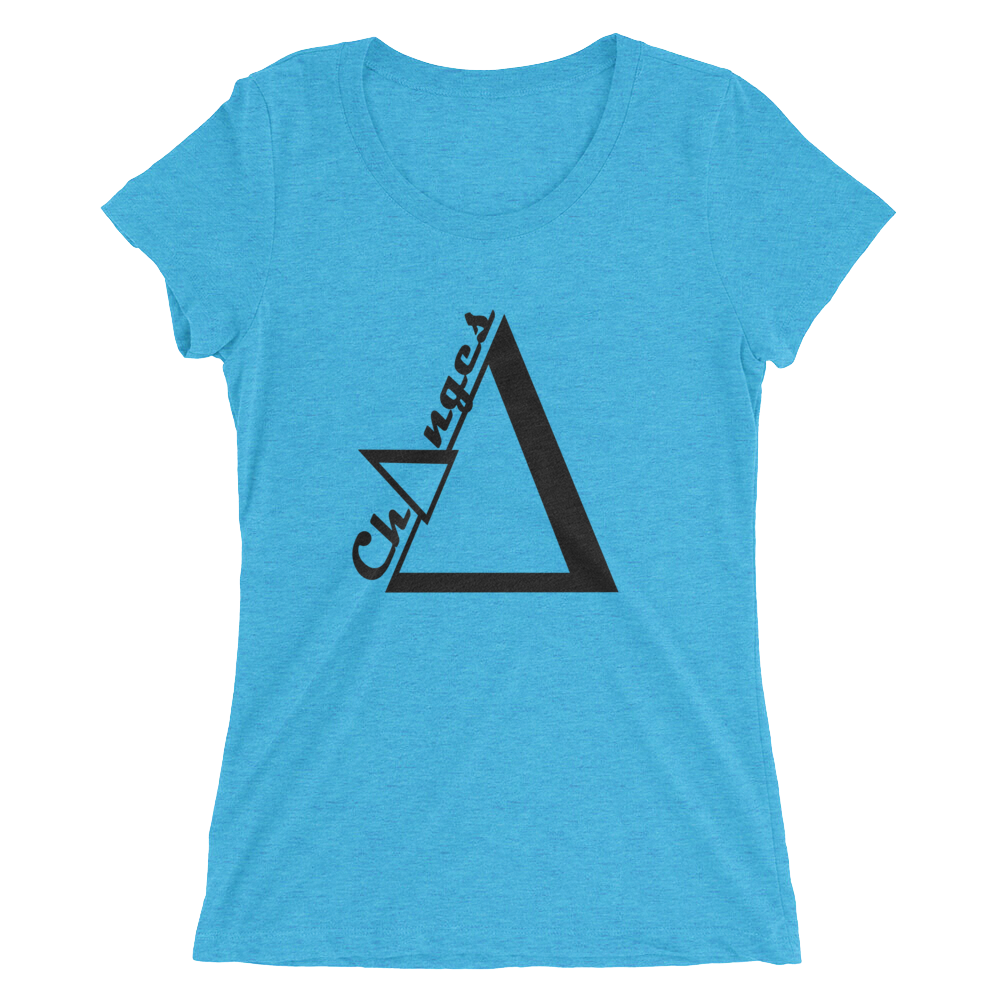 Ch∆nges© 2.0 Black logo Ladies' short sleeve