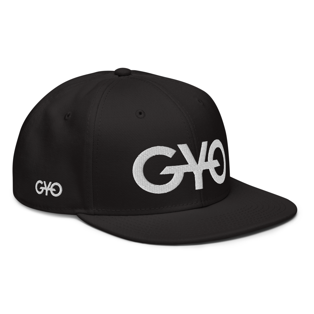 GYO White/Black Snapback