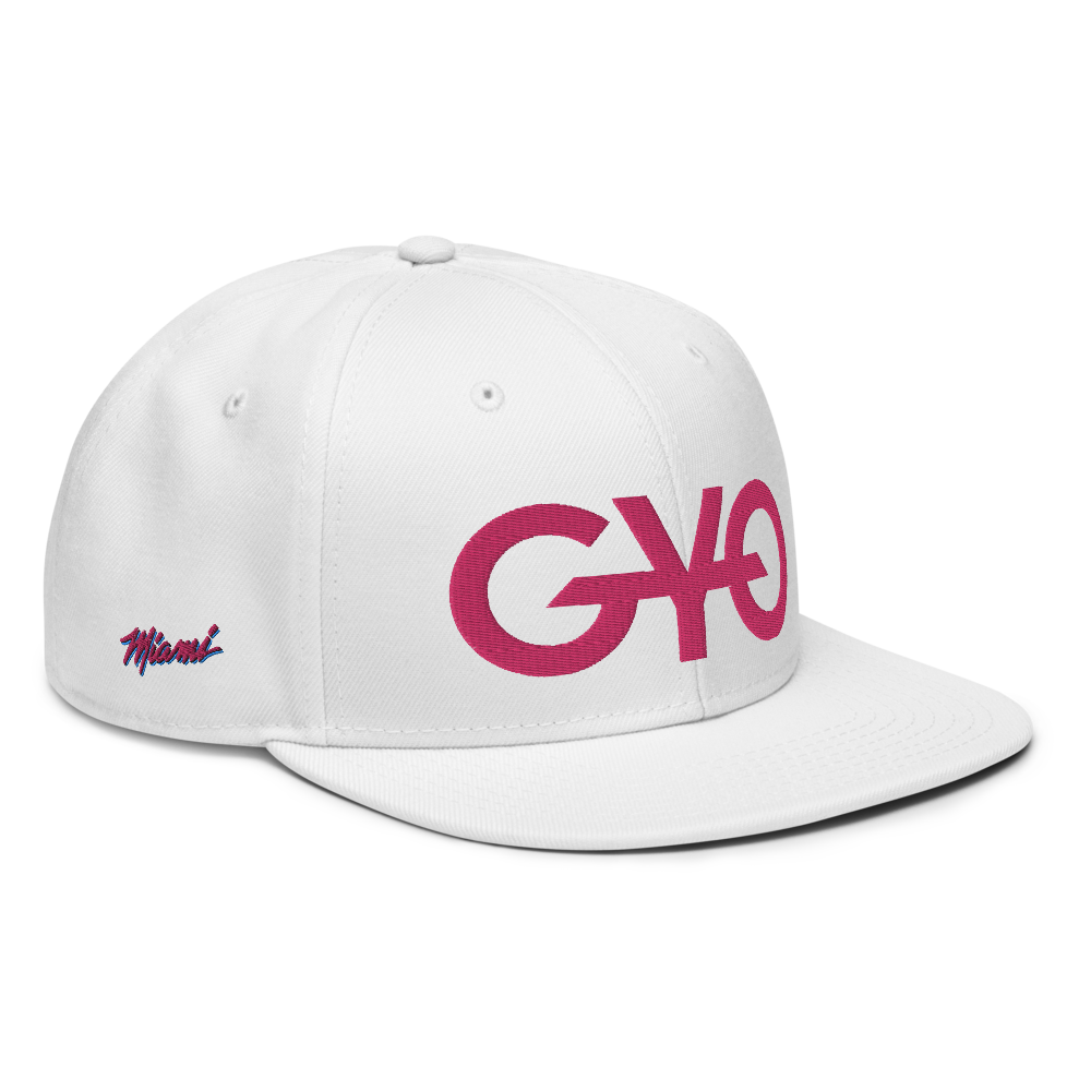 Southbeach White/Flamingo GYO Snapback