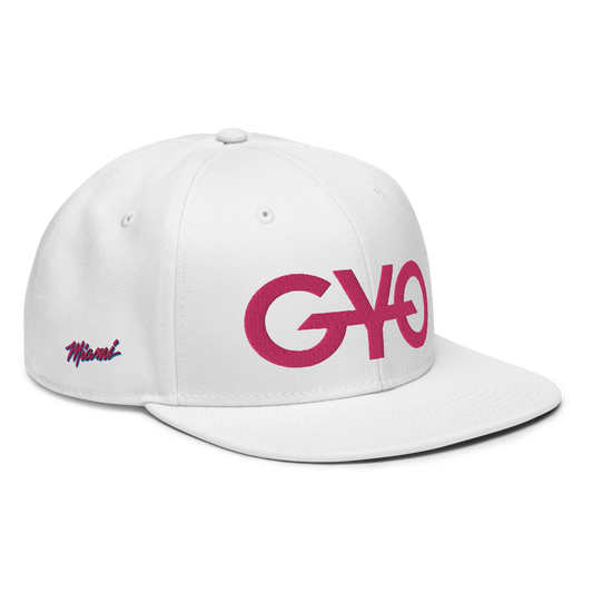 Southbeach White/Flamingo GYO Snapback