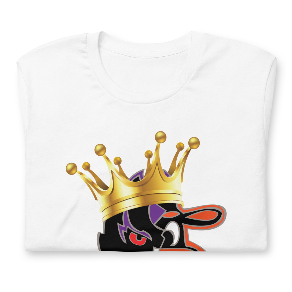 Crown Em' White Short sleeve (Front Only)