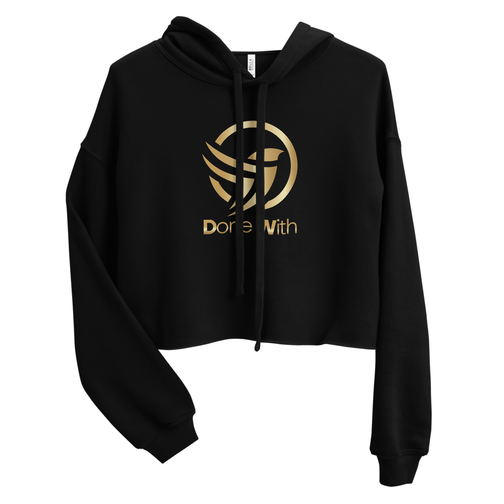Done With Crop Hoodie