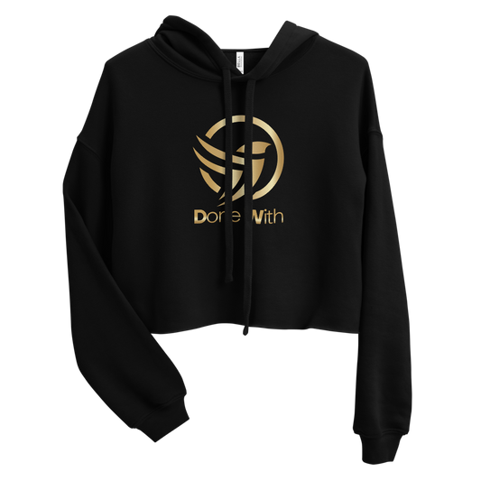 Done With Crop Hoodie