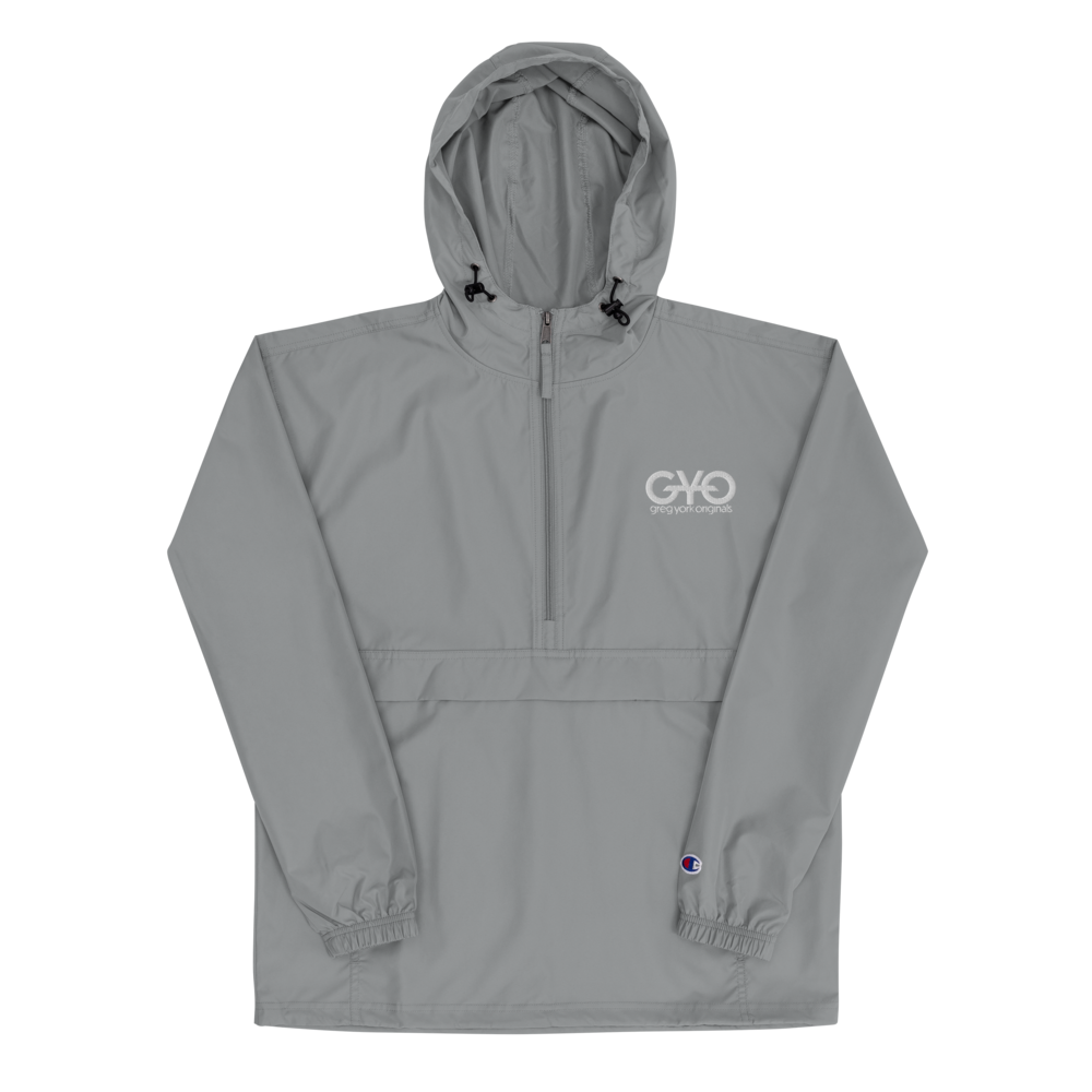 GYO Embroidered Champion Packable Jacket