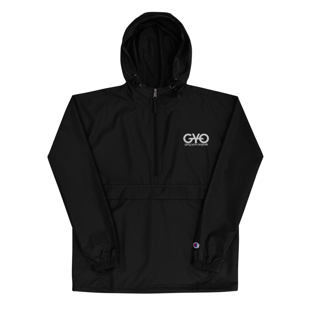 GYO Embroidered Champion Packable Jacket