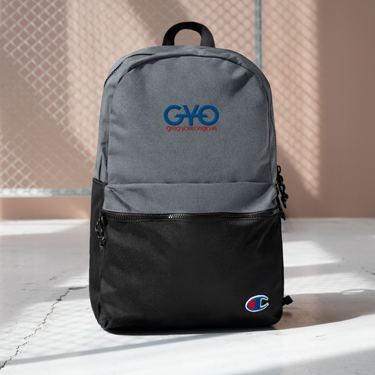 GYO Embroidered Champion Backpack