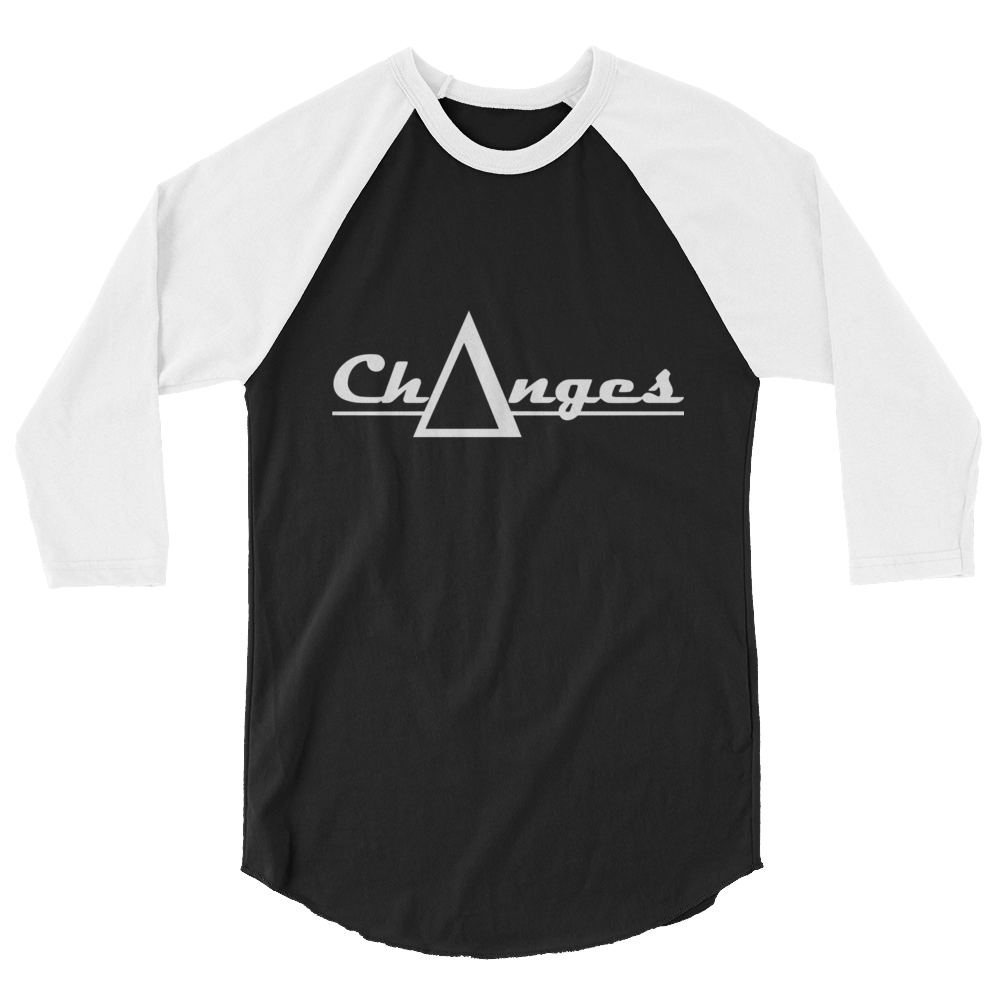 Ch∆nges White lettering 3/4 sleeve