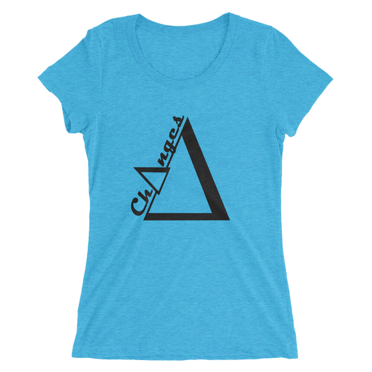 Ch∆nges© 2.0 Black logo Ladies' short sleeve